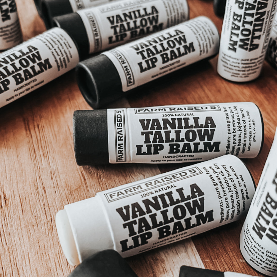 TALLOW LIP BALM - VANILLA BEAN