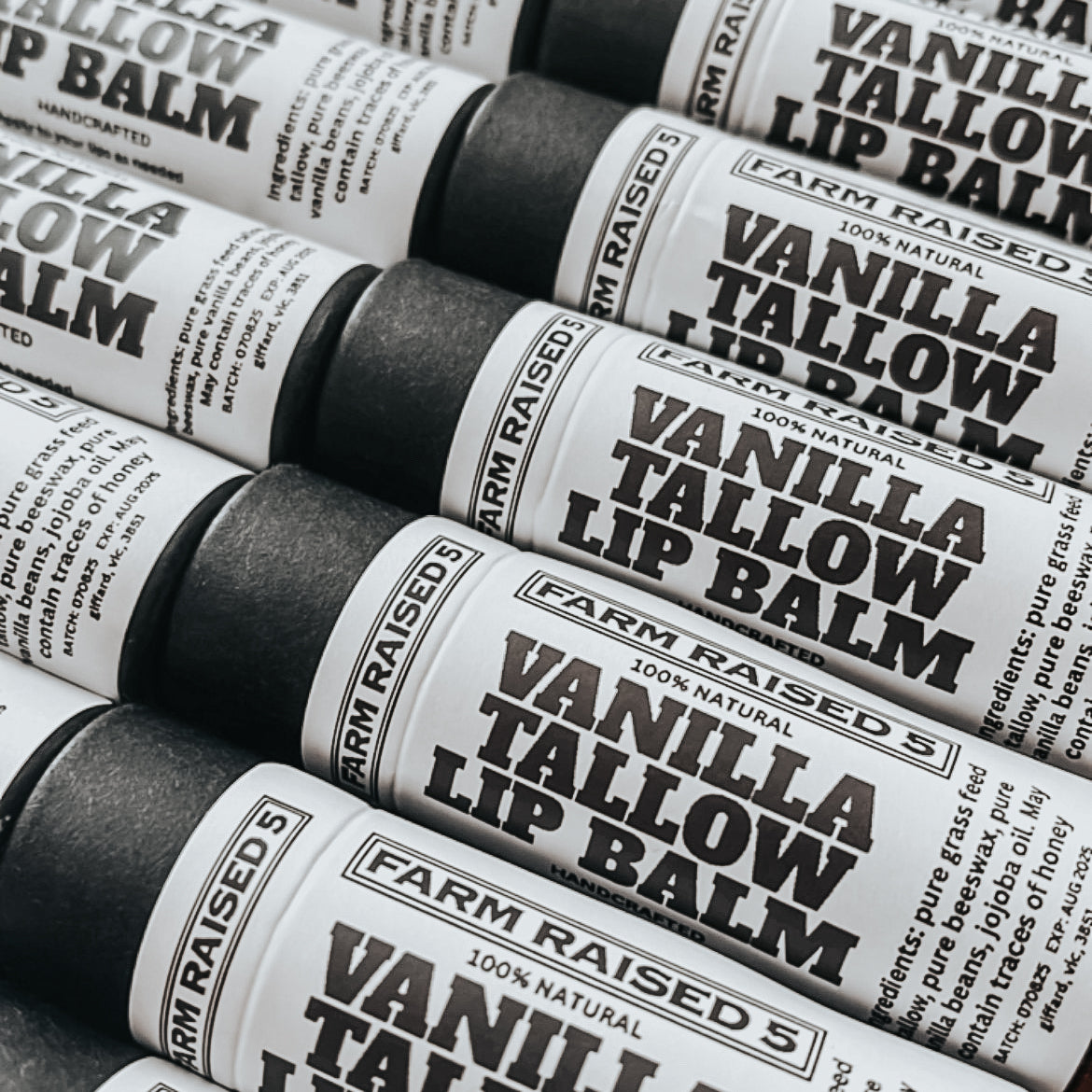 TALLOW LIP BALM - VANILLA BEAN