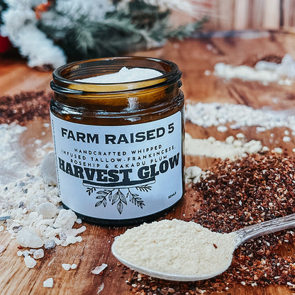 HARVEST GLOW - whipped tallow infused with frankincense, rosehip and kakadu plum