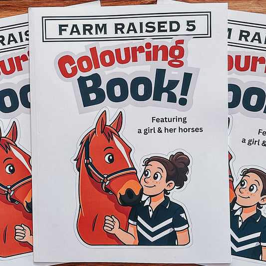 COLOURING BOOK - HORSES