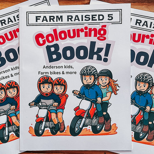 COLOURING BOOK - FARM BIKES