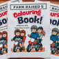 COLOURING BOOK - FARM BIKES