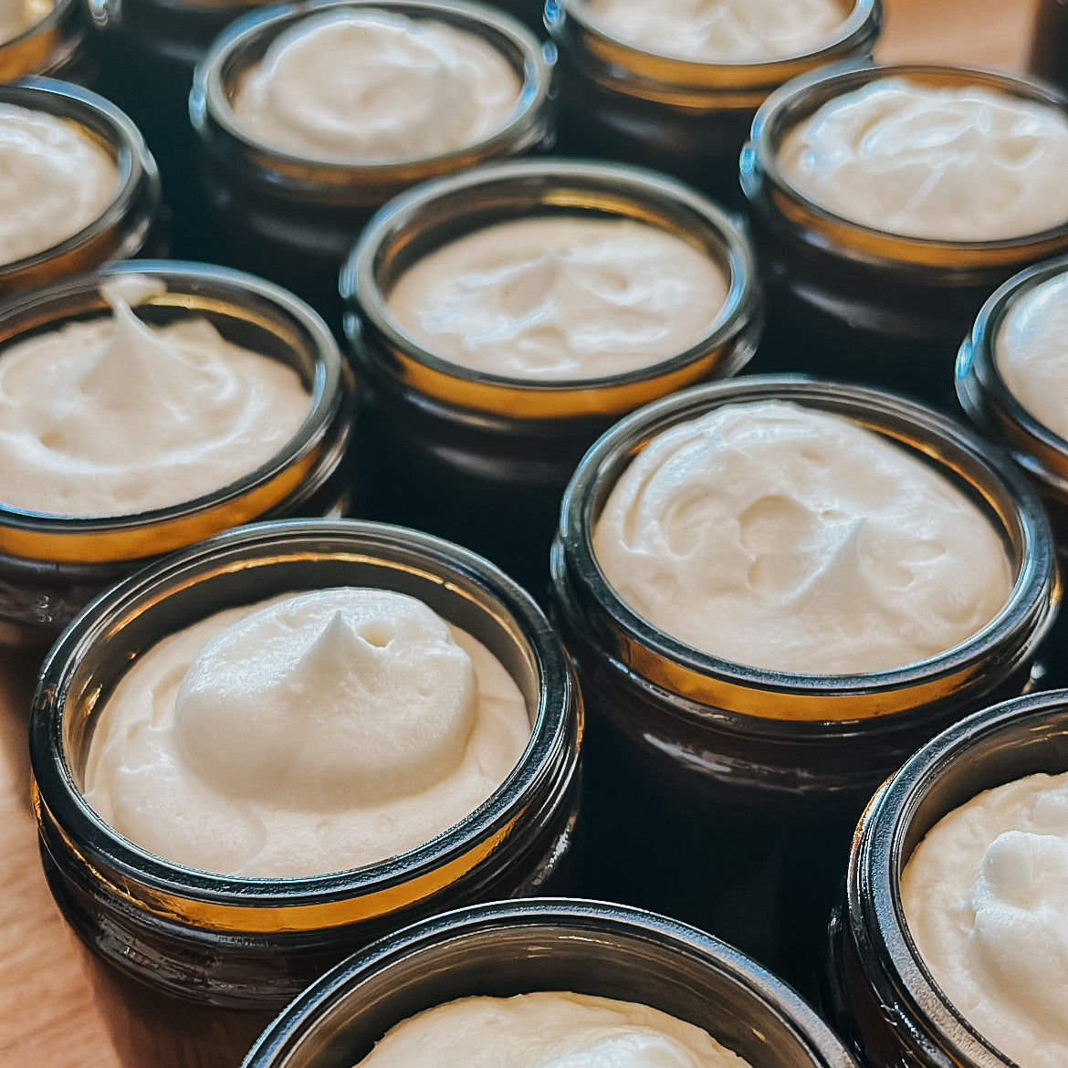 COTTAGE SPICE Face cream- Tallow infused with vanilla, cinnamon, star anise, clove, and allspice.