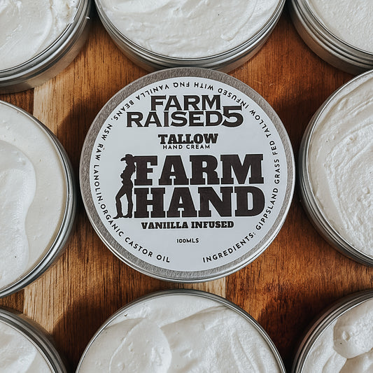 FARM HAND - FNQ vanilla bean infused tallow and lanolin hand cream