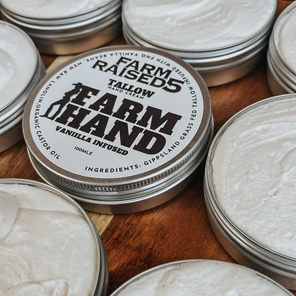 FARM HAND - FNQ vanilla bean infused tallow and lanolin hand cream