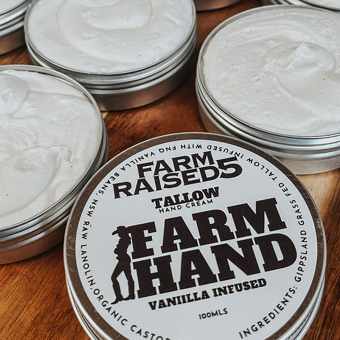 FARM HAND - FNQ vanilla bean infused tallow and lanolin hand cream