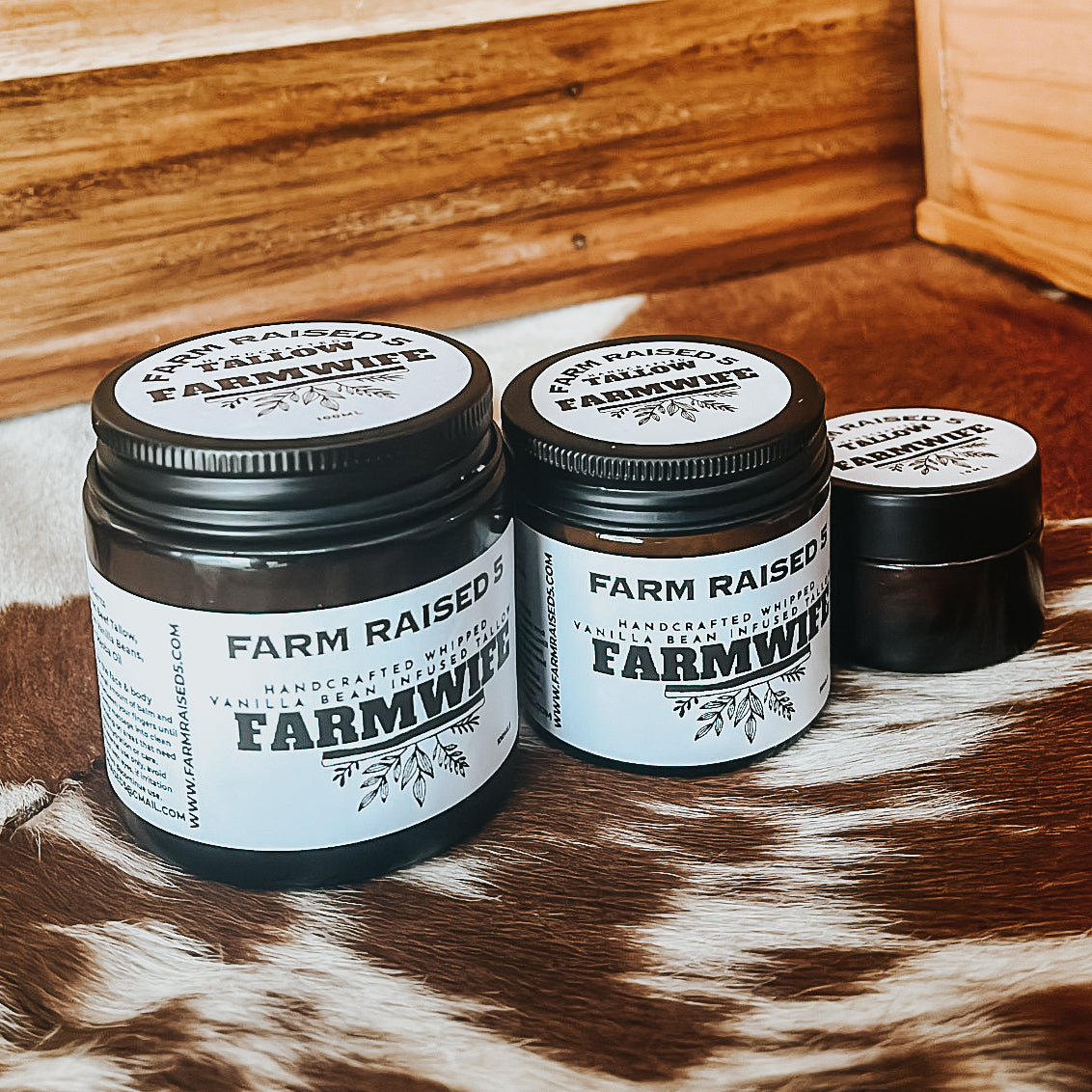 FARMWIFE - Infused vanilla bean whipped Tallow.
