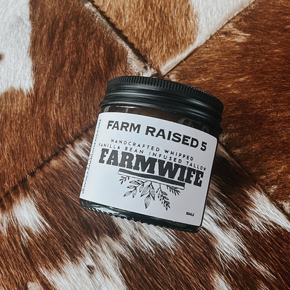 FARMWIFE - Infused vanilla bean whipped Tallow.