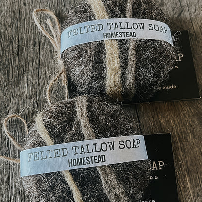 FELTED TALLOW SOAP