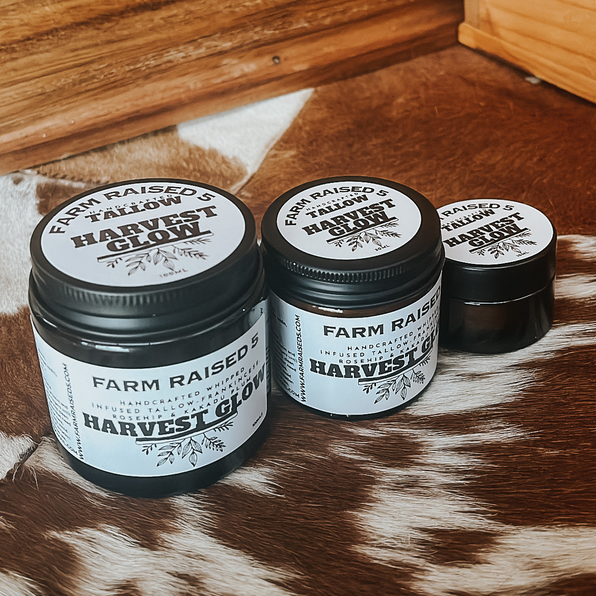 HARVEST GLOW - whipped tallow infused with frankincense, rosehip and kakadu plum
