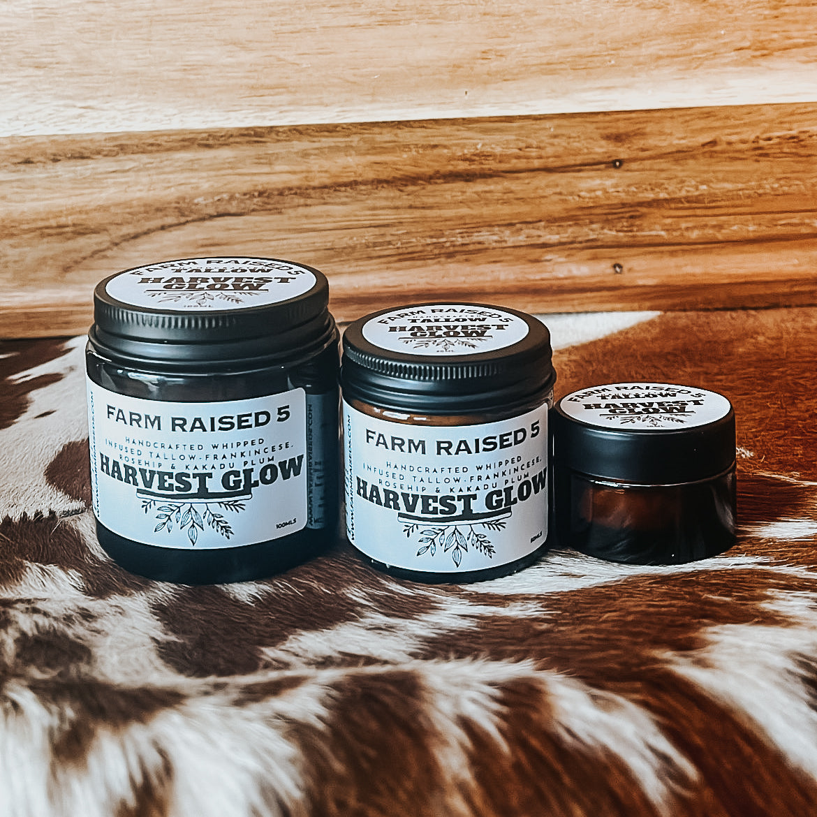 HARVEST GLOW - whipped tallow infused with frankincense, rosehip and kakadu plum