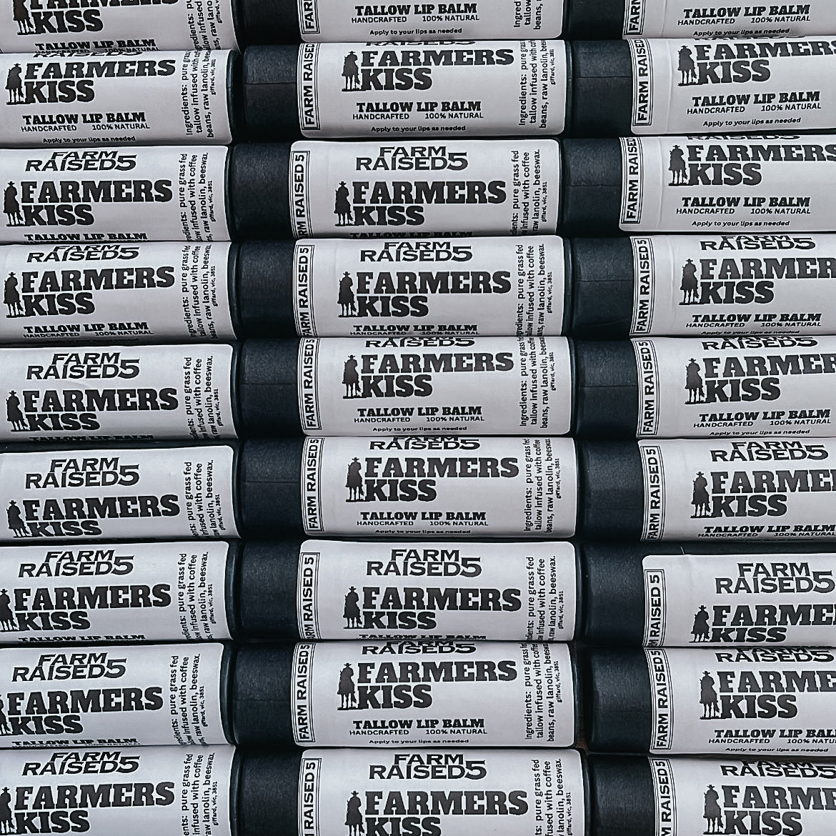 FARMERS KISS - Coffee infused Tallow lip balm