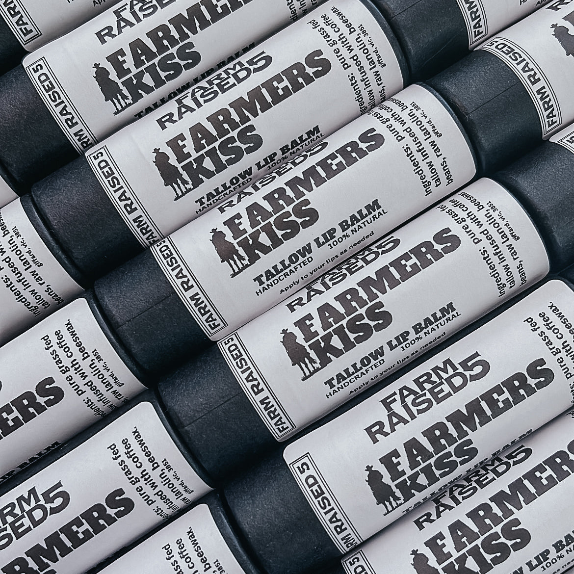 FARMERS KISS - Coffee infused Tallow lip balm