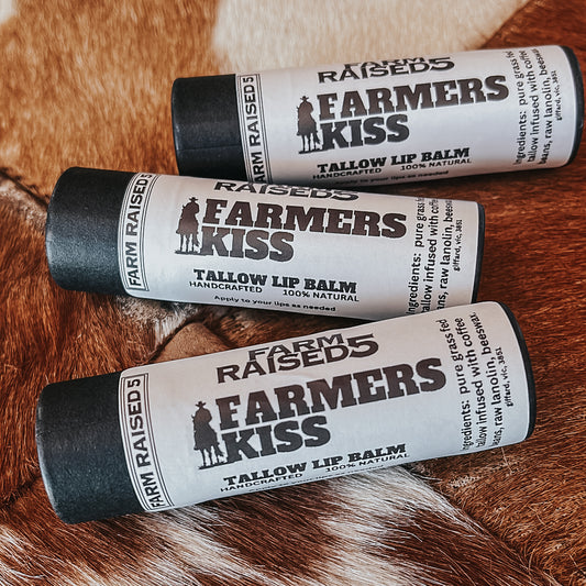 FARMERS KISS - Coffee infused Tallow lip balm