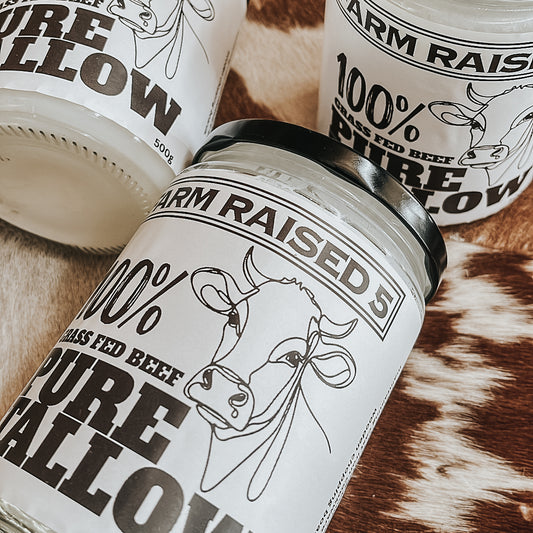 100% GRASS FED BEEF TALLOW