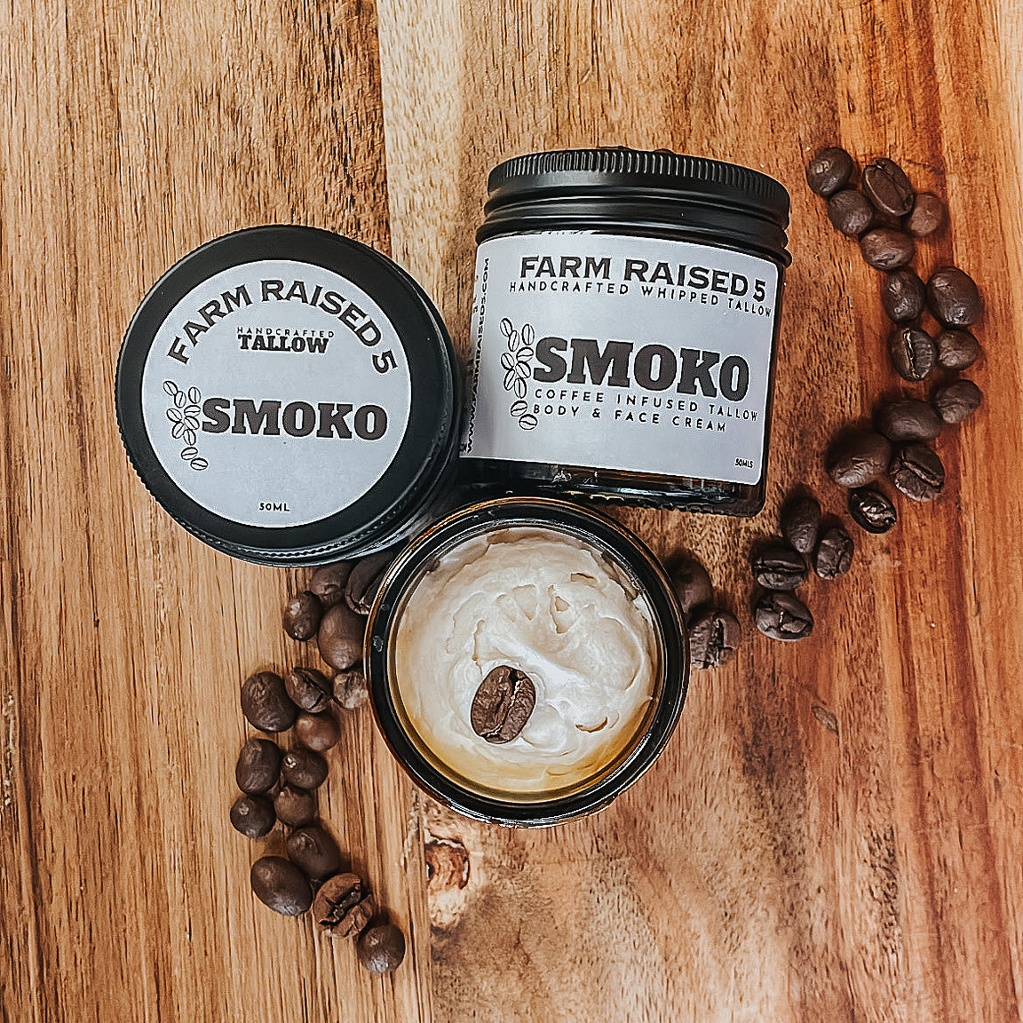 SMOKO - Coffee infused Tallow moisturiser