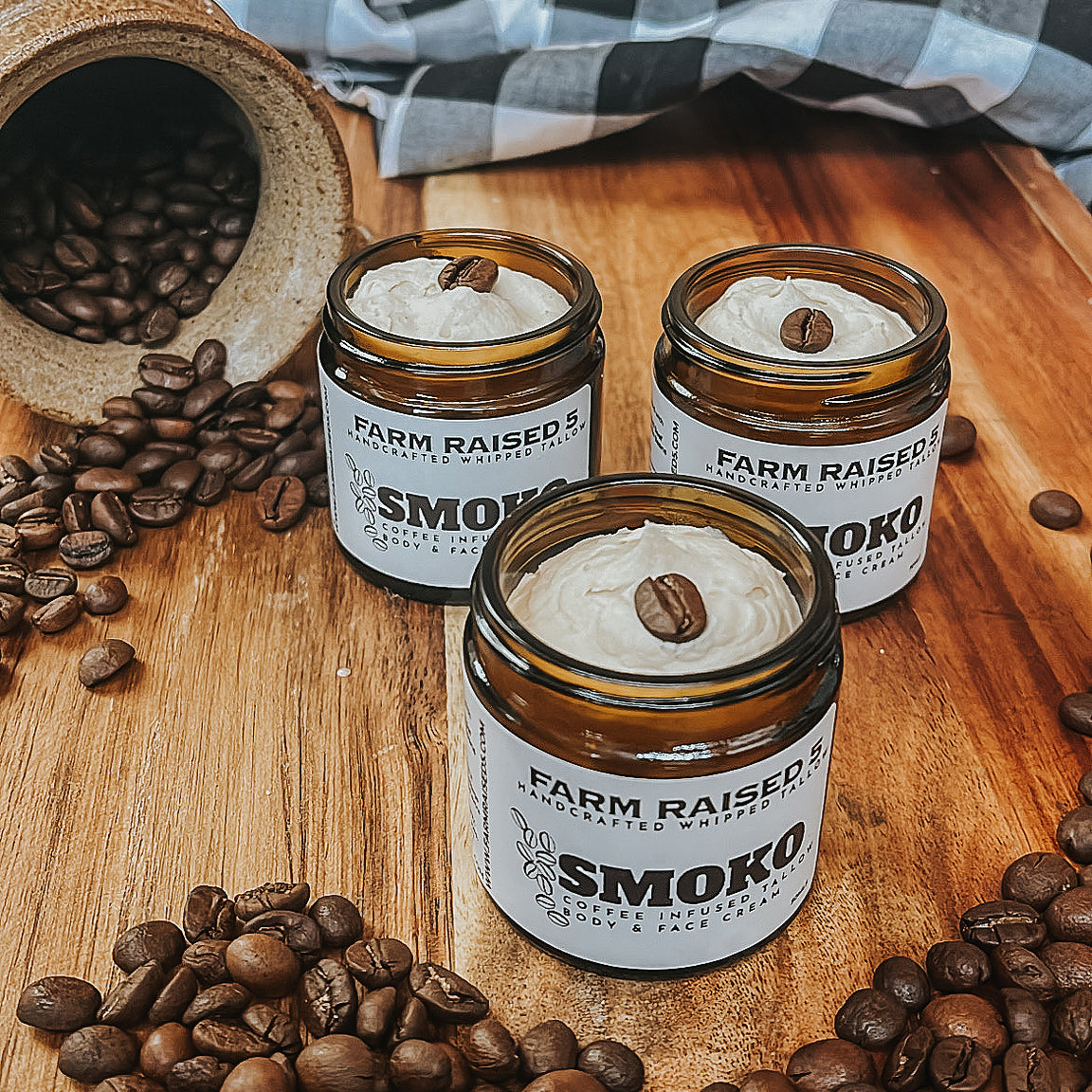 SMOKO - Coffee infused Tallow moisturiser