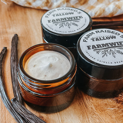 FARMWIFE - Infused vanilla bean whipped Tallow.