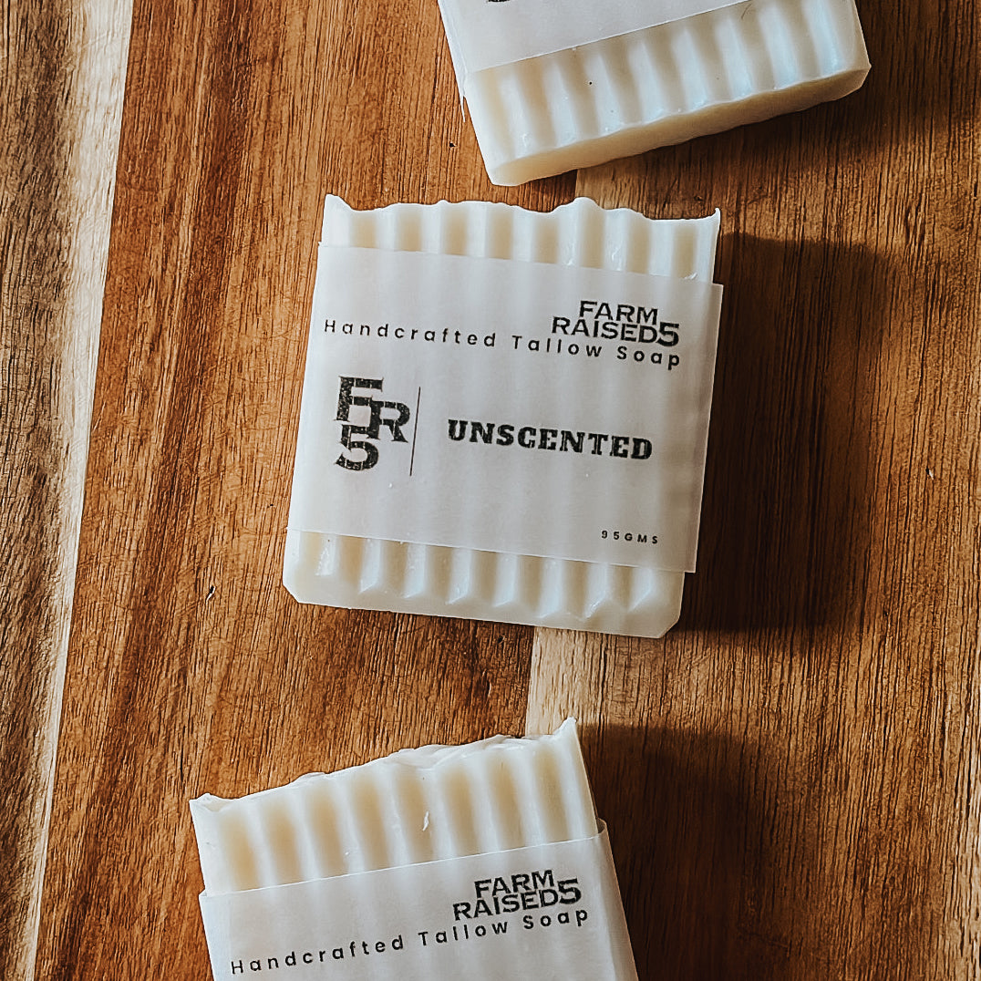 HANDCRAFTED TALLOW SOAP - UNSCENTED