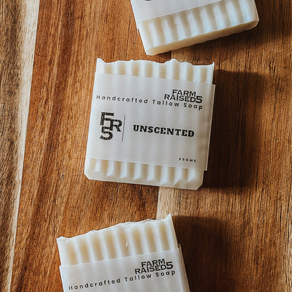 HANDCRAFTED TALLOW SOAP - UNSCENTED