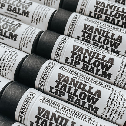 TALLOW LIP BALM - VANILLA BEAN