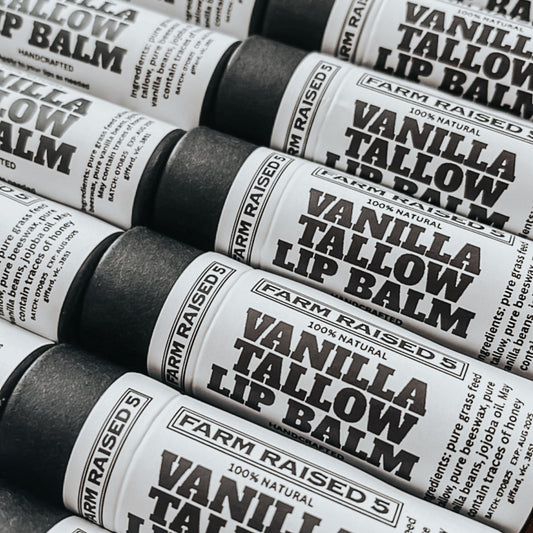 TALLOW LIP BALM - VANILLA BEAN