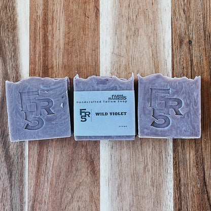 HANDCRAFTED TALLOW SOAP - WILD VIOLET