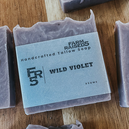 HANDCRAFTED TALLOW SOAP - WILD VIOLET