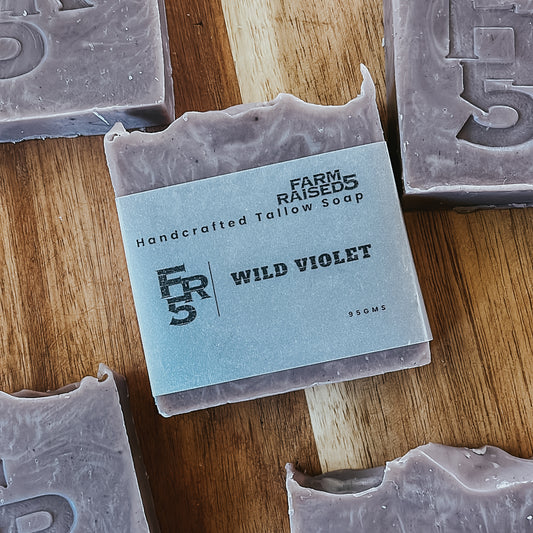 HANDCRAFTED TALLOW SOAP - WILD VIOLET