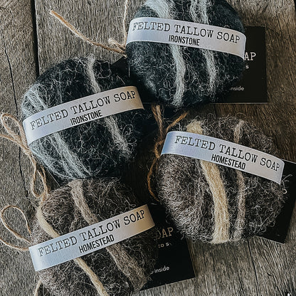 FELTED TALLOW SOAP